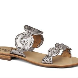 Jack Rogers Lauren Sandal- Platinum